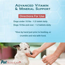 Pet Scholars Advanced Vitamin & Mineral Support - Dog Supplements & Vitamins 5