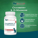 Pet Scholars Cranberry & D-Mannose Urinary Tract Support (75 Chewable Tablets) - Dog Supplements & Vitamins 7