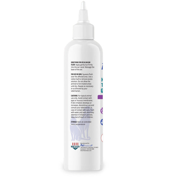 Pet Scholars Ketozole Tris Flush Anti-fungal Cleansing Solution 12 fl oz - All Dog Ear Care 9