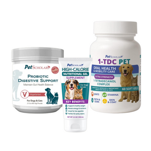 Pet Scholars Probiotic Gel Bundle - Dog & Cat Supplements & Vitamins 1