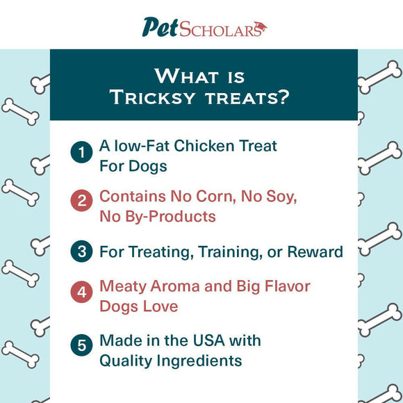 Pet Scholars Tricksy Treats Chicken Chews for Dogs (4 oz) - Dog Treats 6