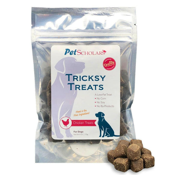 Pet Scholars Tricksy Treats Chicken Chews for Dogs (4 oz) - Dog Treats 1