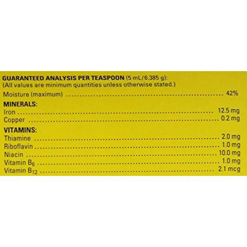 back label of Pet-Tinic Liquid (1 oz)