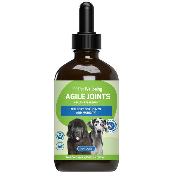 Pet Wellbeing- Agile Joints for Dog Joint Mobility - 4 oz - Dog Joint & Hip Supplements 2
