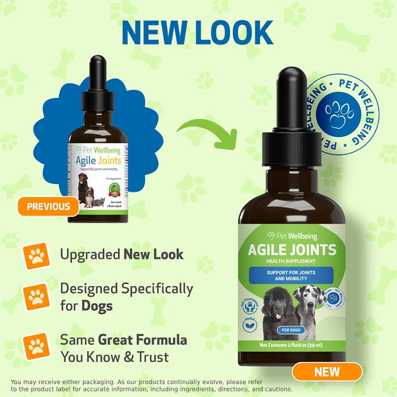 Pet Wellbeing- Agile Joints for Dog Joint Mobility - Dog Joint & Hip Supplements 3