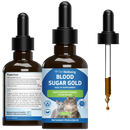 Pet Wellbeing Blood Sugar Gold for Cat Blood Sugar Support - 2 oz - Cat Vitamins & Supplements 1
