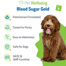 Pet Wellbeing- Blood Sugar Gold for Dog Blood Sugar - Dog Vitamins & Supplements 7