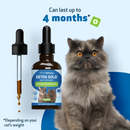 Pet Wellbeing Detox Gold for Cats 2-oz - Cat Vitamins & Supplements 6