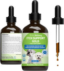 Pet Wellbeing Itch Support Gold - For Allergy-Related Itch in Dogs - 4 oz - Dog Supplements & Vitamins 2