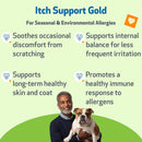 Pet Wellbeing Itch Support Gold - For Allergy-Related Itch in Dogs - Dog Supplements & Vitamins 4