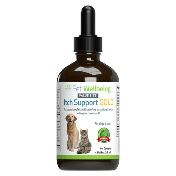 Pet Wellbeing Itch Support Gold - For Allergy-Related Itch in Dogs - Dog Supplements & Vitamins 2
