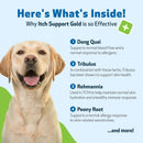 Pet Wellbeing Itch Support Gold - For Allergy-Related Itch in Dogs - Dog Supplements & Vitamins 5