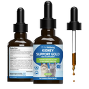 Pet Wellbeing Kidney Support Gold for Cats - 2 oz - Dog Vitamins & Supplements 1