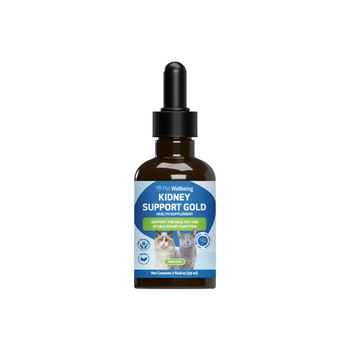 Pet Wellbeing Kidney Support Gold for Cats - Cat Supplements & Vitamins 1