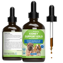 Pet Wellbeing Kidney Support Gold for Dogs - 4 oz - Cat Supplements & Vitamins 2