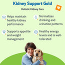 Pet Wellbeing Kidney Support Gold for Dogs - Cat Supplements & Vitamins 4