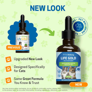 Pet Wellbeing Life Gold for Cats - Cat Supplements & Vitamins 2