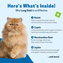 Pet Wellbeing Lung Gold for Cats - Cat Vitamins & Supplements 6