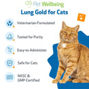 Pet Wellbeing Lung Gold for Cats - Cat Vitamins & Supplements 8