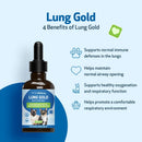 Pet Wellbeing Lung Gold for Cats - Cat Vitamins & Supplements 12