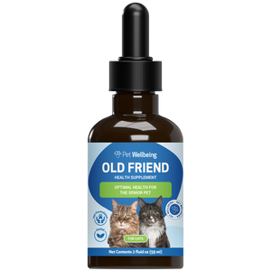 Pet Wellbeing Old Friend for Senior Cats - 2 oz - Cat Supplements & Vitamins 1