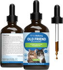 Pet Wellbeing Old Friend for Senior Cats - 4 oz - Cat Supplements & Vitamins 2