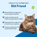 Pet Wellbeing Old Friend for Senior Cats - Cat Supplements & Vitamins 10