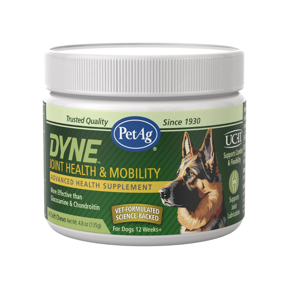 PetAg Dyne Joint Health & Mobility Supplements for Dogs (60 Soft Chews) - Dog Vitamins & Supplements 1