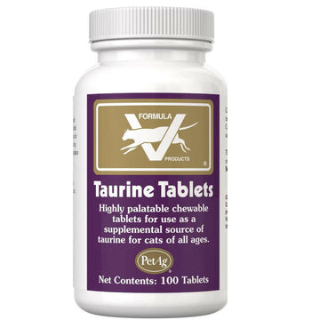 PetAg Taurine Chewable Tablet Supplement for Cats (100 count)