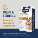 PetArmor 7 Way De-Wormer Small Dogs & Puppies 6 Count