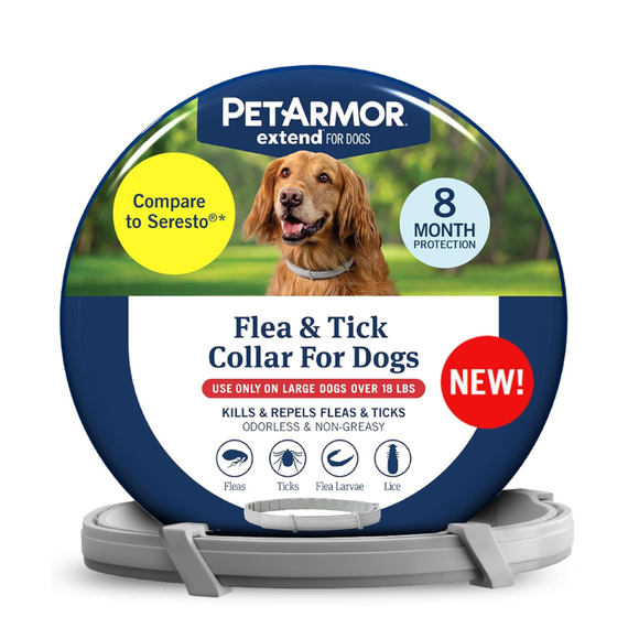 PetArmor Flea & Tick Collar for Dogs - Large Dogs - Dog Treats 8