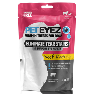 PetEyez Freeze Dried Vitamin Treats for Dogs 1-oz - Beef Liver - Dog Supplements & Vitamins 1
