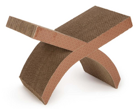 Petlinks Scratcher’s Choice Perch Corrugate Scratcher Hammock For Cats - Cat Furniture Accessories 1