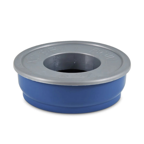 Petmate No Spill Durable Pet Bowl for Water and Food for Dogs and Cats (48 oz) Blue