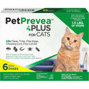 PetPrevea Plus Topical Treatment for Cats over 1.5 lbs - 6 Doses - Cat Flea & Tick 1
