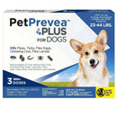PetPrevea Plus Topical Treatment for Dogs 23-44 lbs - 3 Doses - Dog Flea & Tick 3