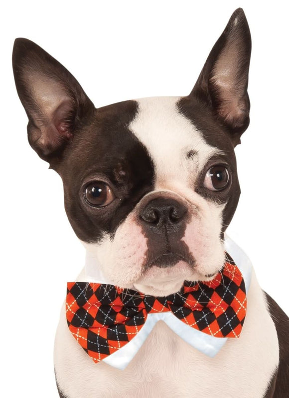 Pets Bow Tie Costume - Various Colors - Small/Medium / Checkered - Pet Costumes & Accessories 4