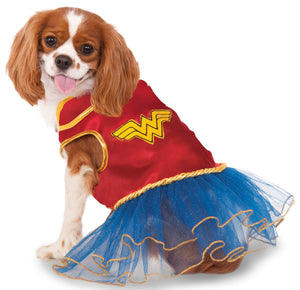 Pets DC Comics Wonder Woman Tutu Dress Costume - Medium - Pet Costumes & Accessories 1