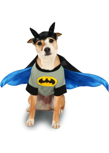 Pets DC Universe Batman Shirt & Cape Costume - Medium - Pet Costumes & Accessories 1