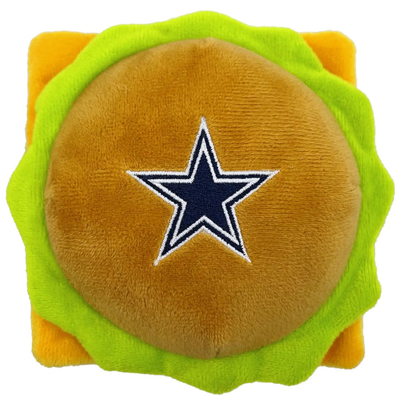Pet’s First Hamburger Plush Toys - Dallas Cowboys - Dog Toys 21
