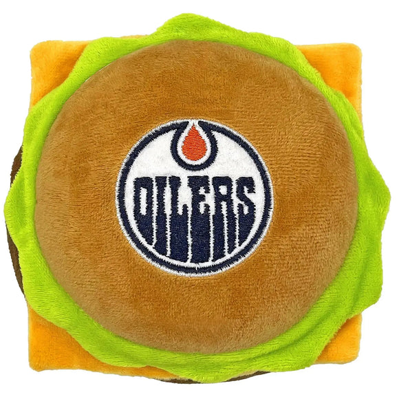 Pet’s First Hamburger Plush Toys - Edmonton Oilers - Dog Toys 32