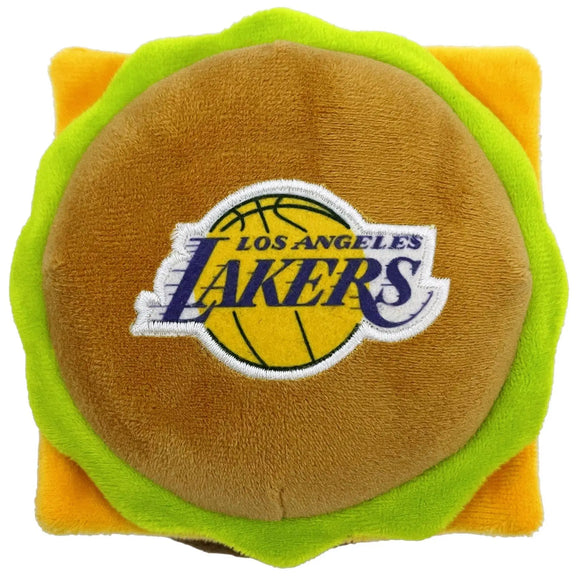 Pet’s First Hamburger Plush Toys - LA Lakers - Dog Toys 9