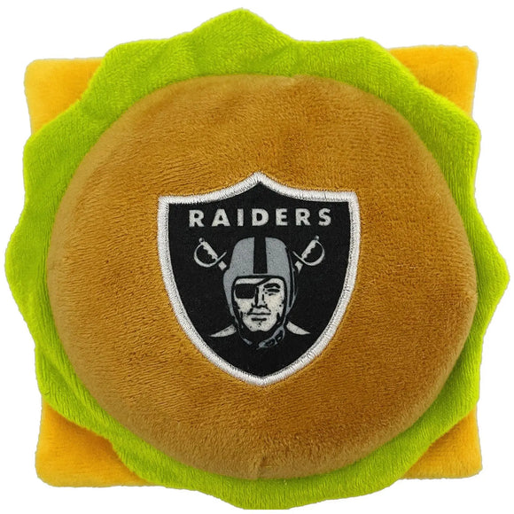 Pet’s First Hamburger Plush Toys - Las Vegas Raiders - Dog Toys 28