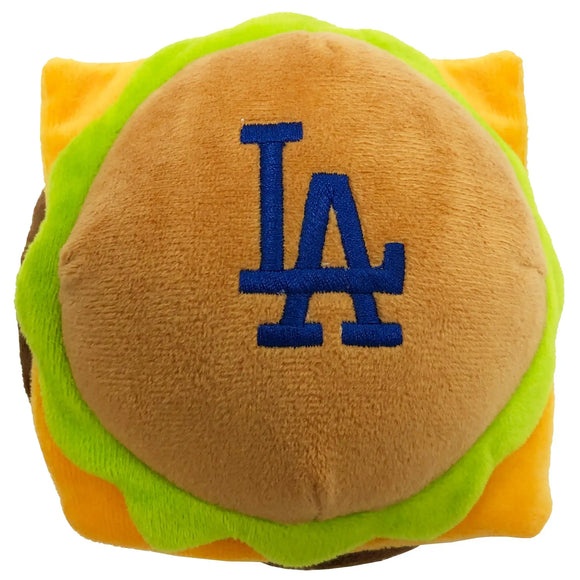 Pet’s First Hamburger Plush Toys - Los Angeles Dodgers - Dog Toys 13