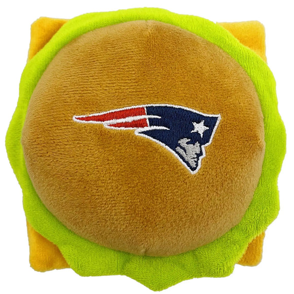 Pet’s First Hamburger Plush Toys - New England Patriots - Dog Toys 11