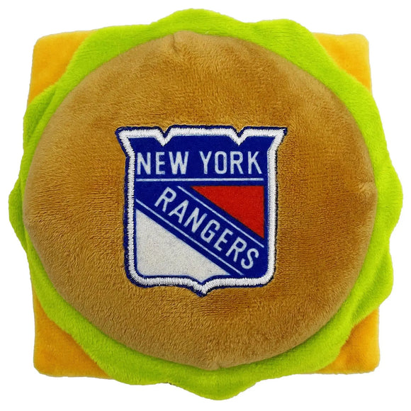 Pet’s First Hamburger Plush Toys - New York Rangers - Dog Toys 38