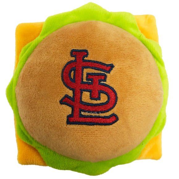 Pet’s First Hamburger Plush Toys - St Louis Cardinals - Dog Toys 45