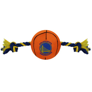 Pet’s First NBA Basketball Rope Dog Toy - Golden State Warriors - Dog Toys 1