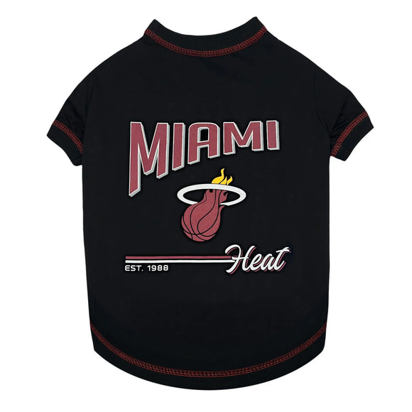 Pet's First NBA Bold City Text Tee for Dogs & Cats Dog Clothing & Apparel.