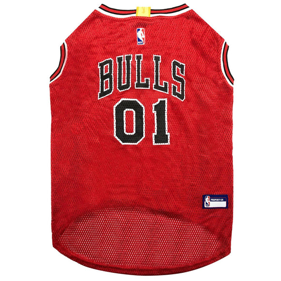 Pet’s First NBA Mesh Jersey for Dogs & Cats - X-Small / Chicago Bulls - Dog Clothing & Apparel 11